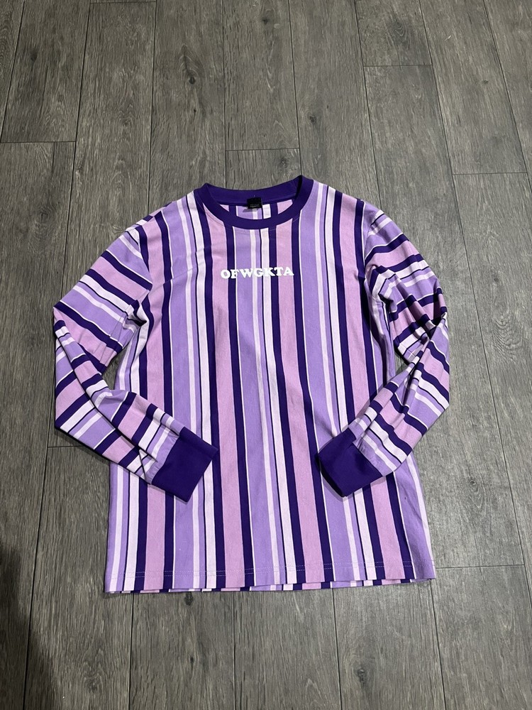 Odd Future OFWGKTA Striped Long Sleeve T-Shirt Medium