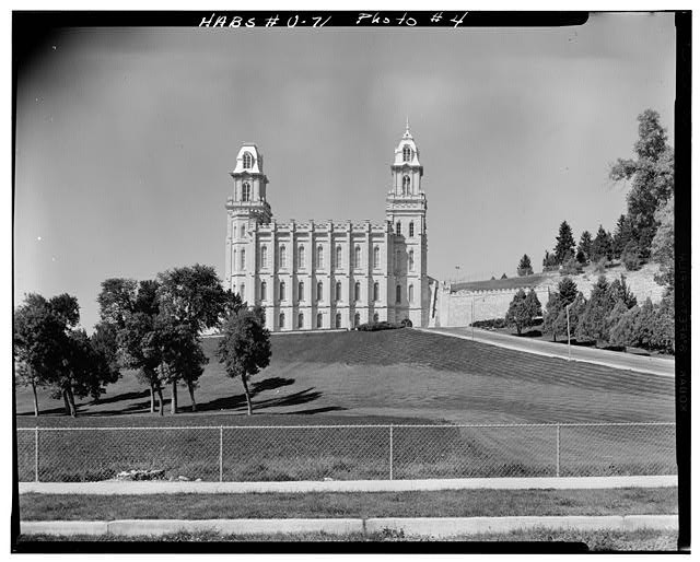 Photo:Salt Lake City Utah Mormon Temple 1900s Church Building HABS Photo