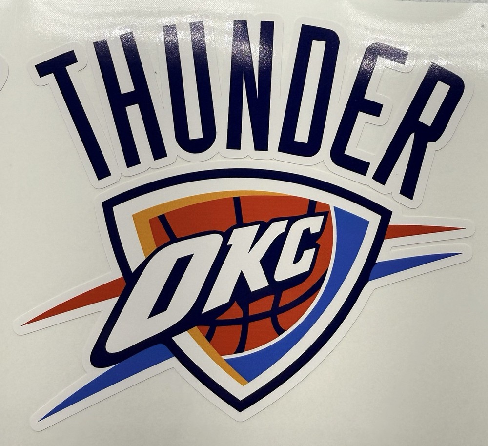 OKC Thunder Oklahoma City Regular Vinyl Decal
