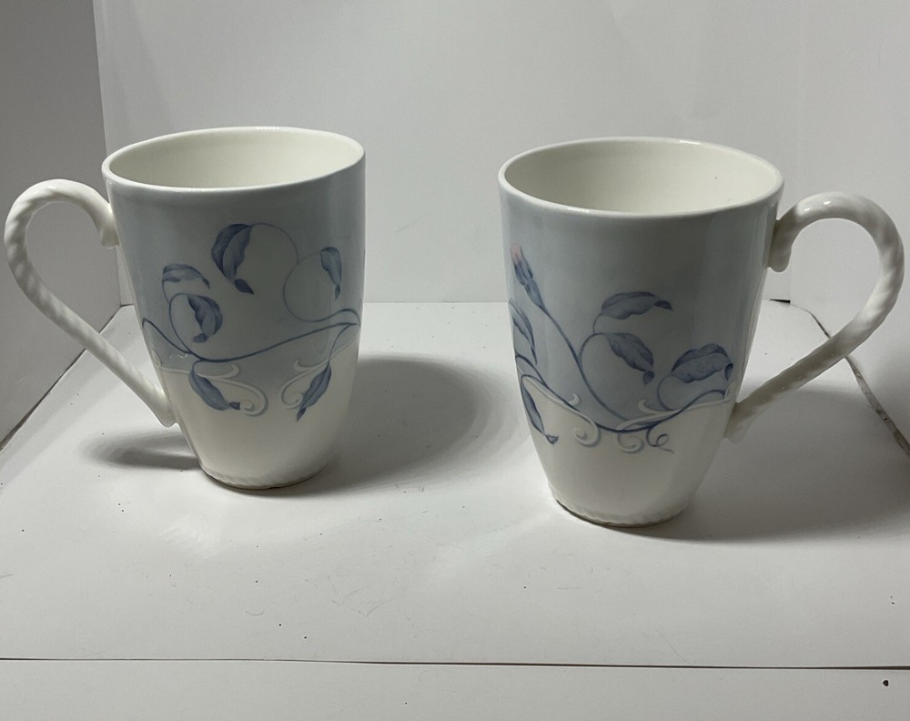 2 Lenox Coffee Mug Swedish Lodge Collection