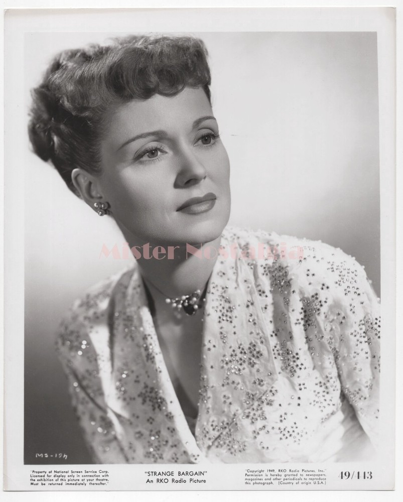 Martha Scott Strange Bargain 1949 RKO Vintage Original B/W 8x10 Photo