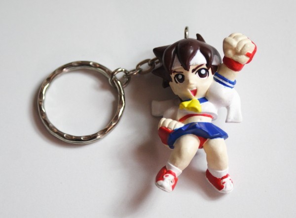 Street Fighter Sakura  Figure Keychain  CAPCOM Vintage Anime Japan