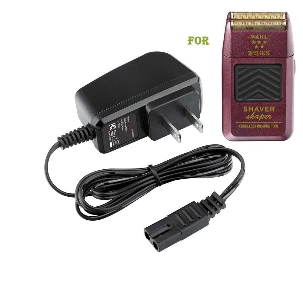 2V 1A AC Adapter Charger Power Cord for Wahl 5-Star Shaver Shaper WH97617100C