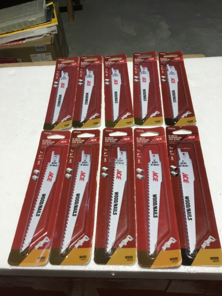 6-Inch 6TPI Bi-Metal Sawzall Blades 10-Pack ACE #2099356-image