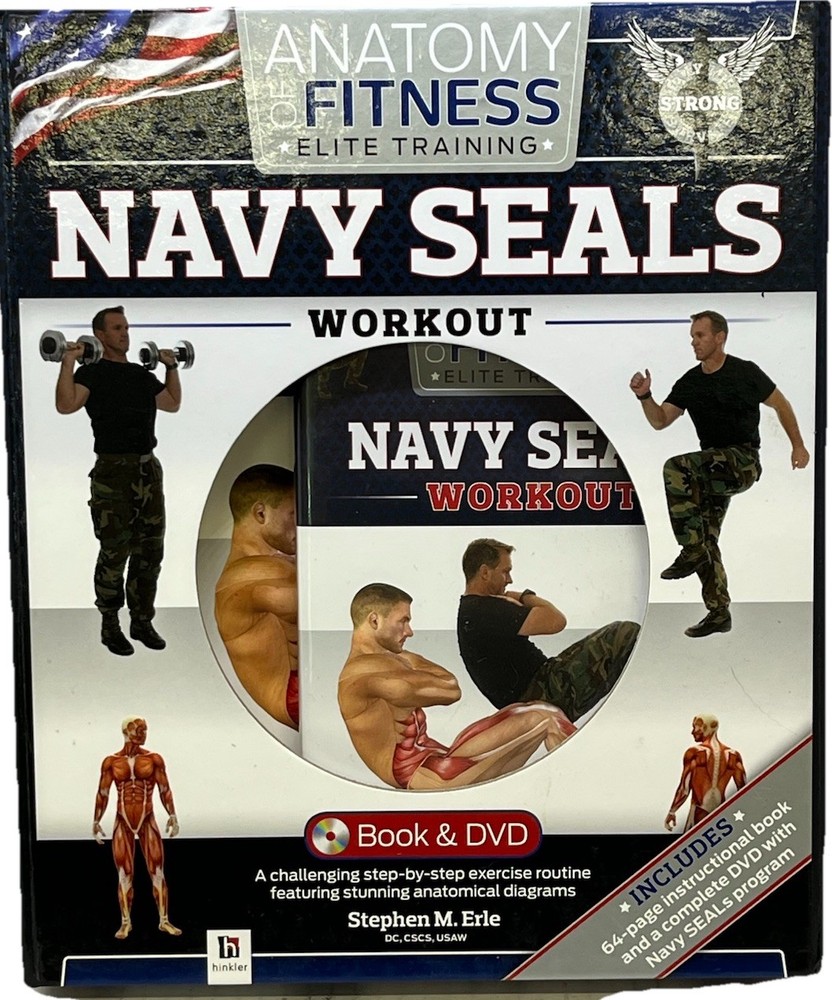 Anatomy of Fitness Elite Training Navy SEALs Workout Book & DVD Kit