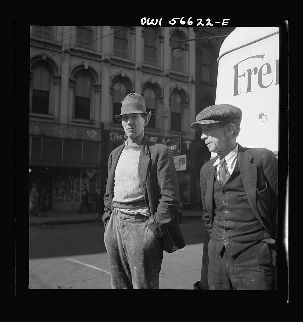 Photo:Knoxville Tennessee 1941 Men on Street TVA Photo Barbara Wright