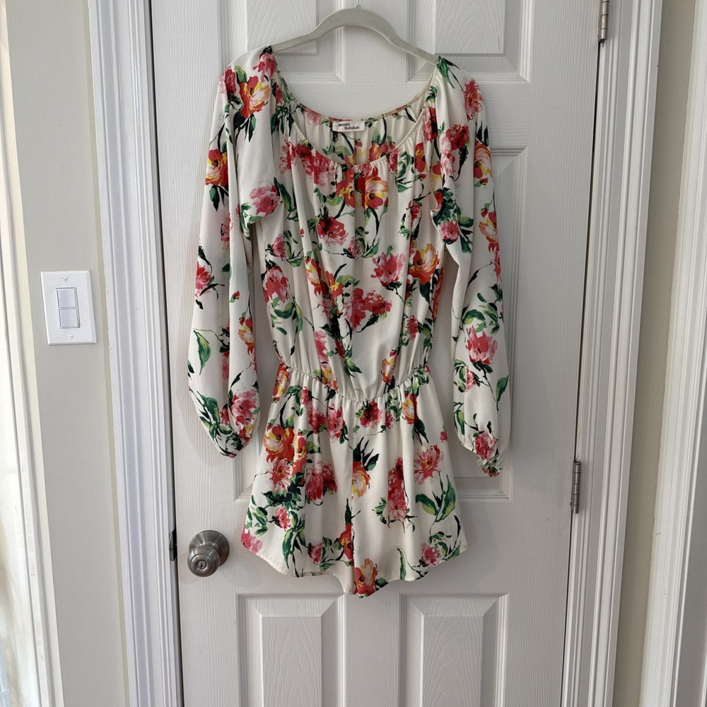 Floral Off The Shoulder Romper