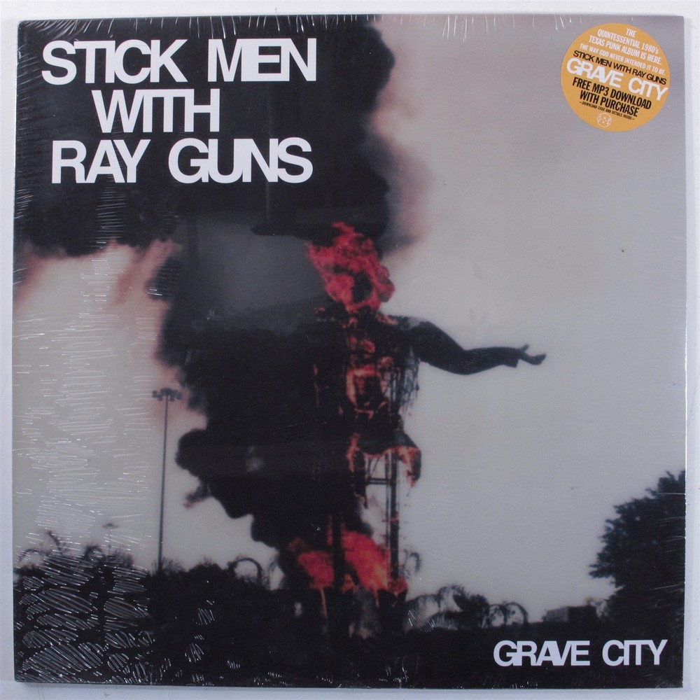 STICK MEN WITH RAY GUNS Grave City EAOE-001-2015 LP SEALED u