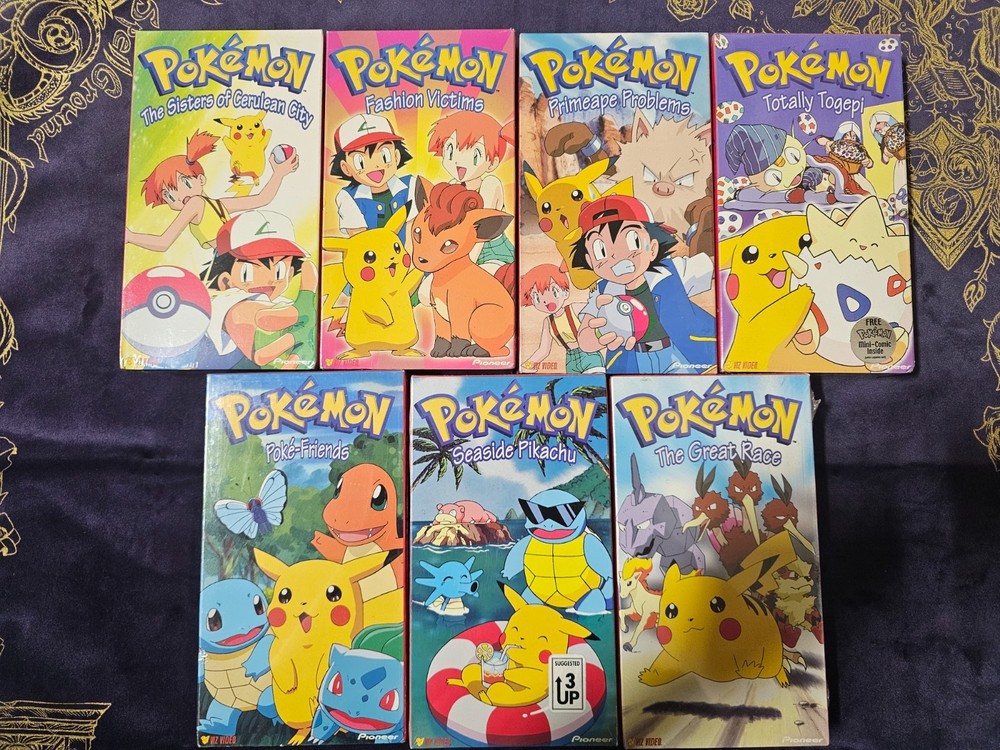 Pokemon Viz VHS Lot Sealed New