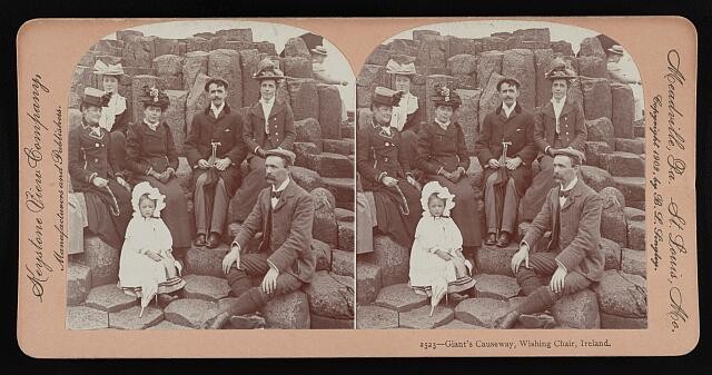 Photo:Giant's Causeway, wishing chair, Ireland