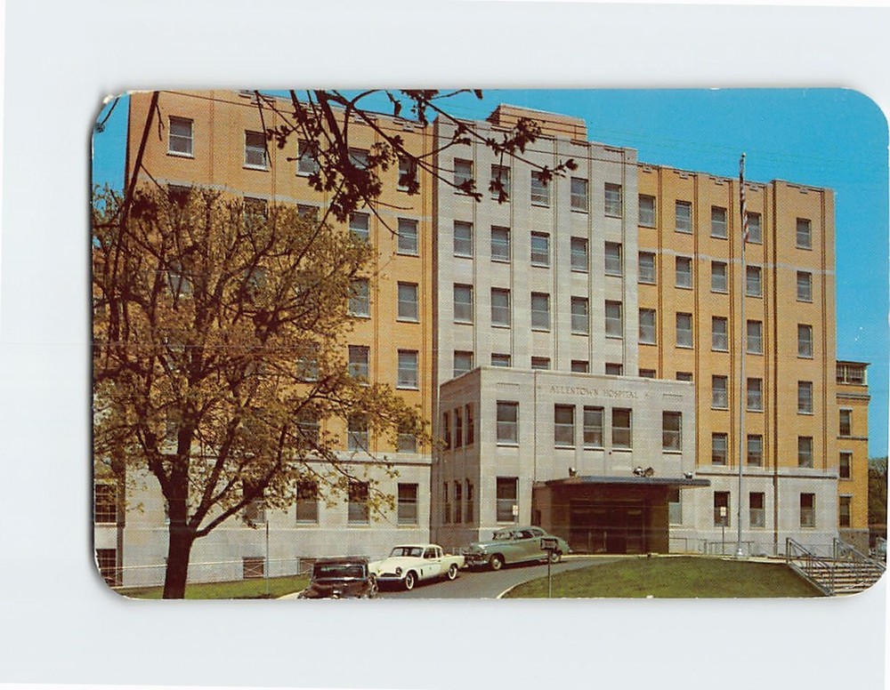 Postcard The Allentown Hospital Allentown Pennsylvania USA
