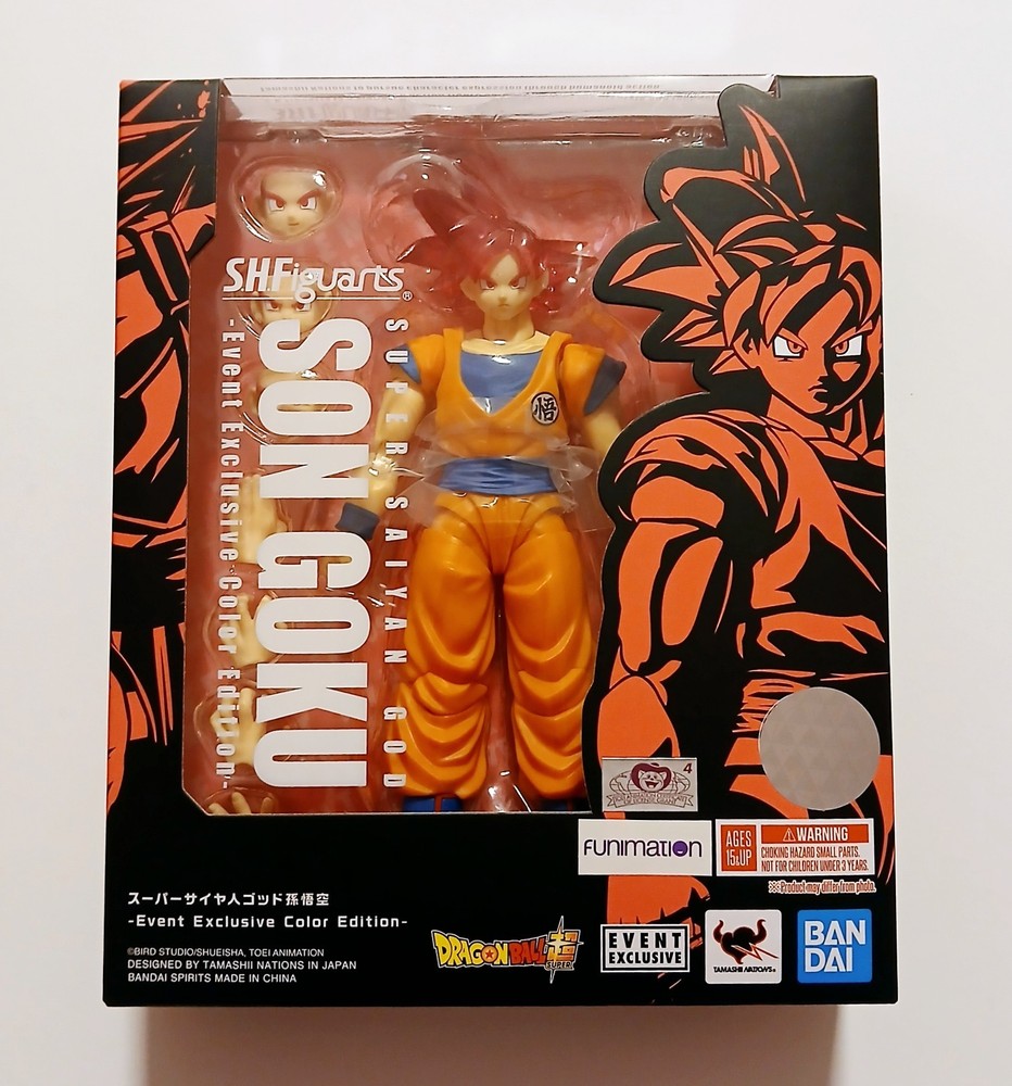 S.H. Figuarts Super Saiyan God Son Goku Event Exclusive Color Edition