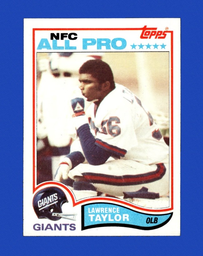 1982 Topps Set-Break #434 Lawrence Taylor RC NR-MINT *GMCARDS*Consign with Greg Morris Cards