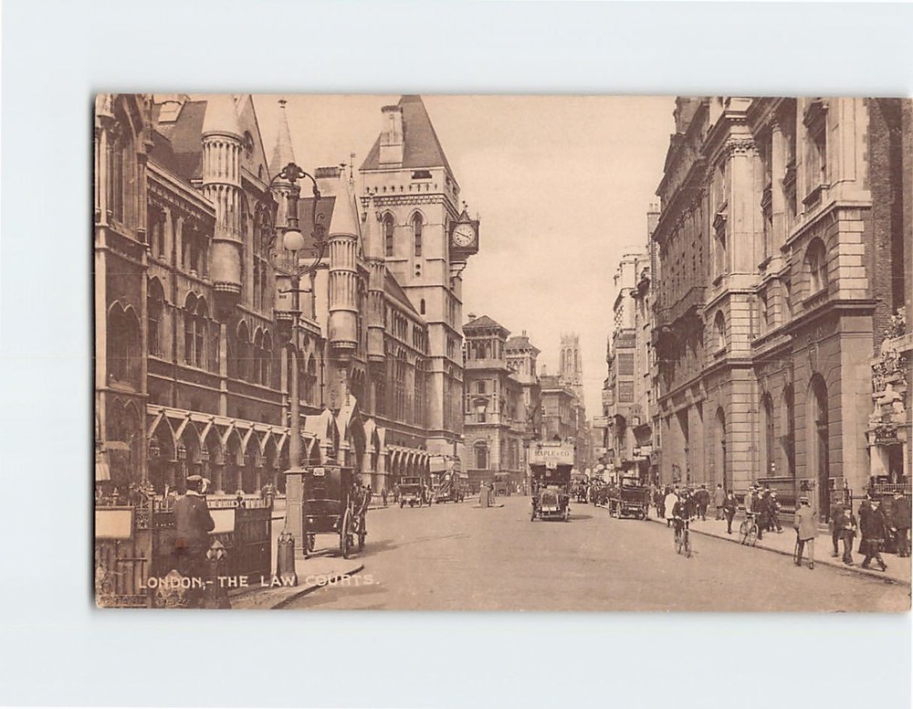 Postcard The Law Courts London England
