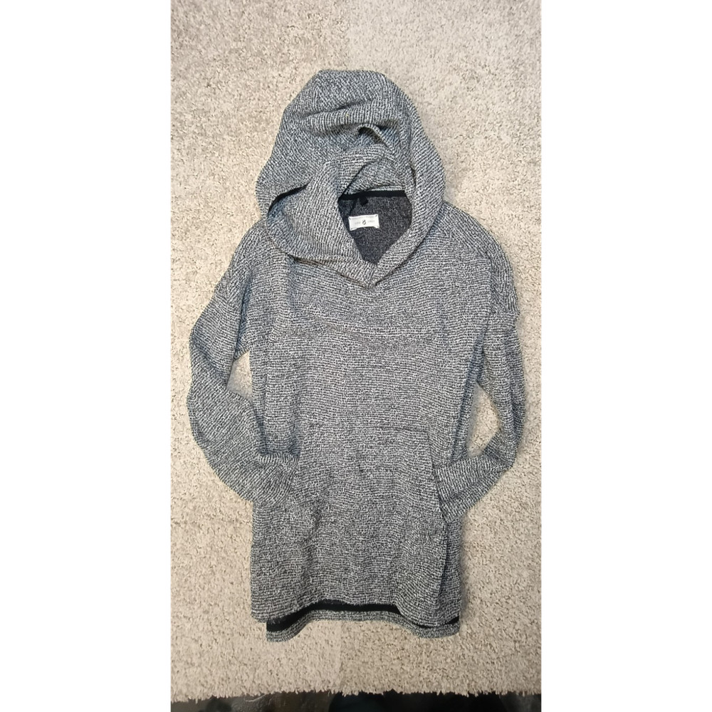 Lou & Grey Gray Pullover Hoodie w/ Pockets Cotton Blend Women’s Size M
