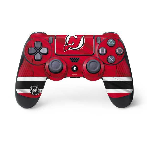 NHL New Jersey Devils PS4 Controller Skin - New Jersey Devils Home Jersey
