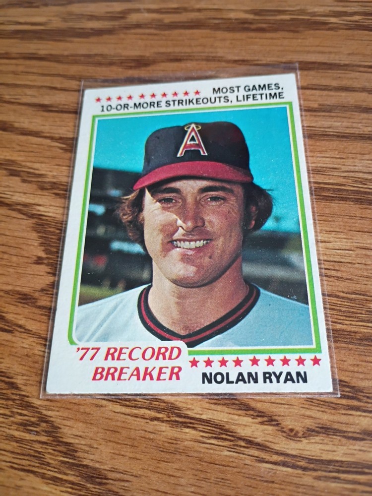 1978 Topps - Record Breaker Nolan Ryan #6