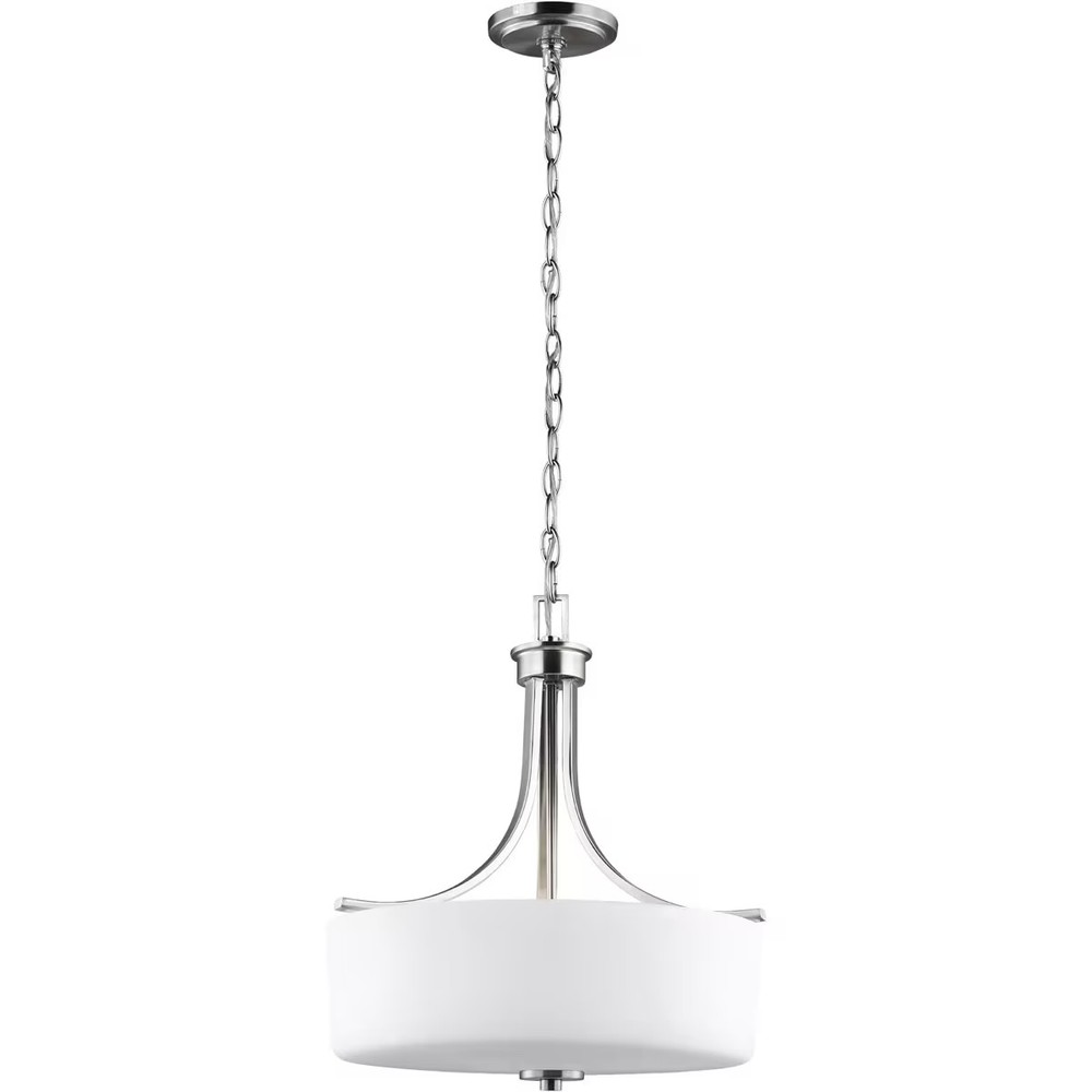 Canfield 3-Light 19 Inch Brushed Nickel Pendant Lighting Fixture