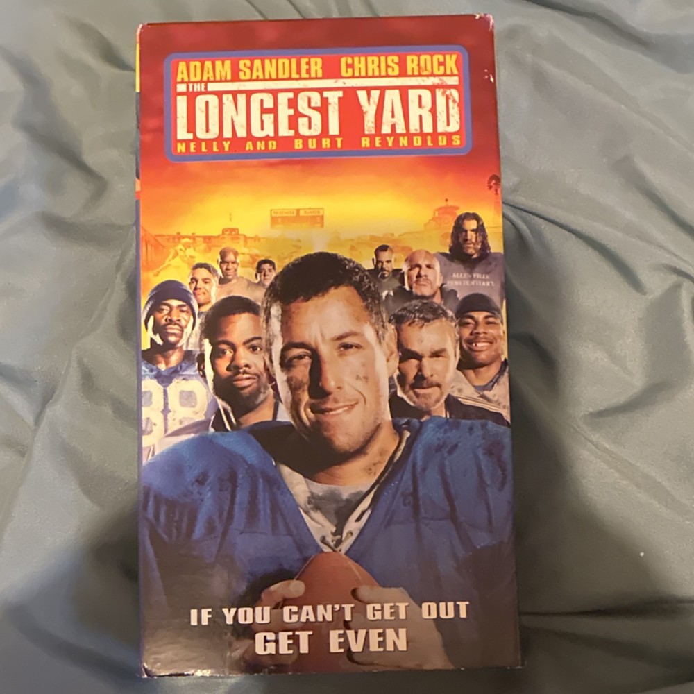 The Longest Yard VHS Adam Sandler Chris Rock