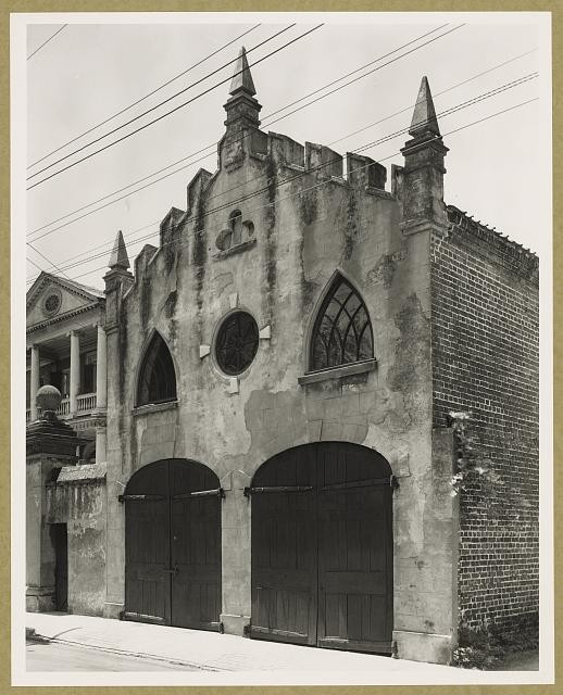 Photo:Charleston South Carolina Miles Brewton House 1937 Gothic Facade
