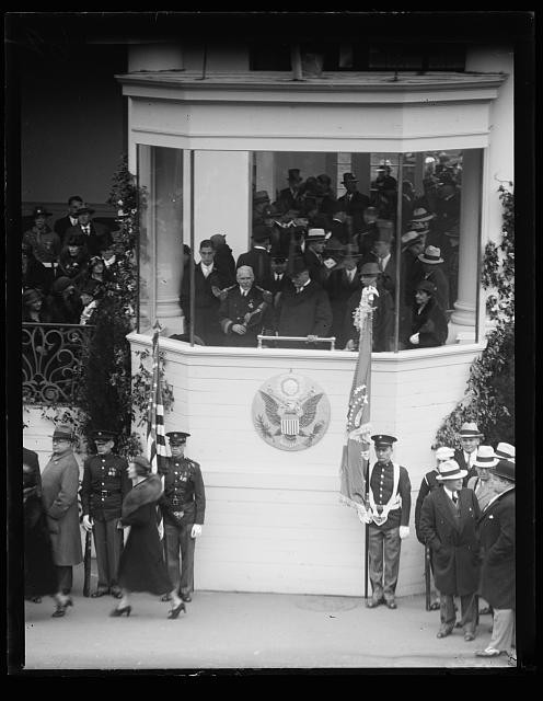 Washington DC Franklin D Roosevelt Inauguration 1933 Parade Viewing Stand