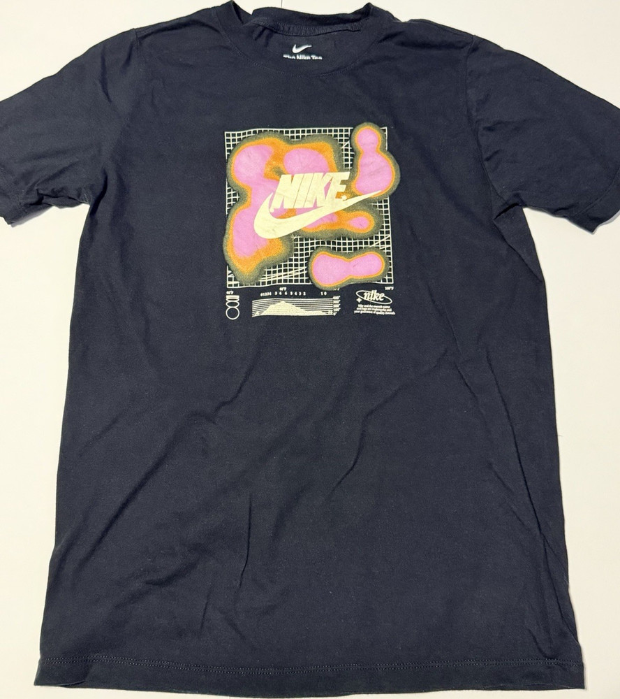 Nike The Nike Tee Men's XL Black Short Sleeve Crew Neck Graphic Logo T-Shirt