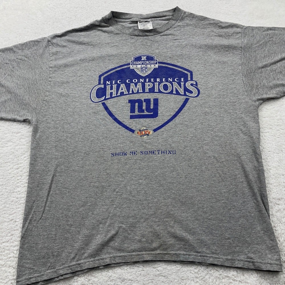 Vintage New York Giants NFC Conference Champions Super Bowl XXXV T-Shirt