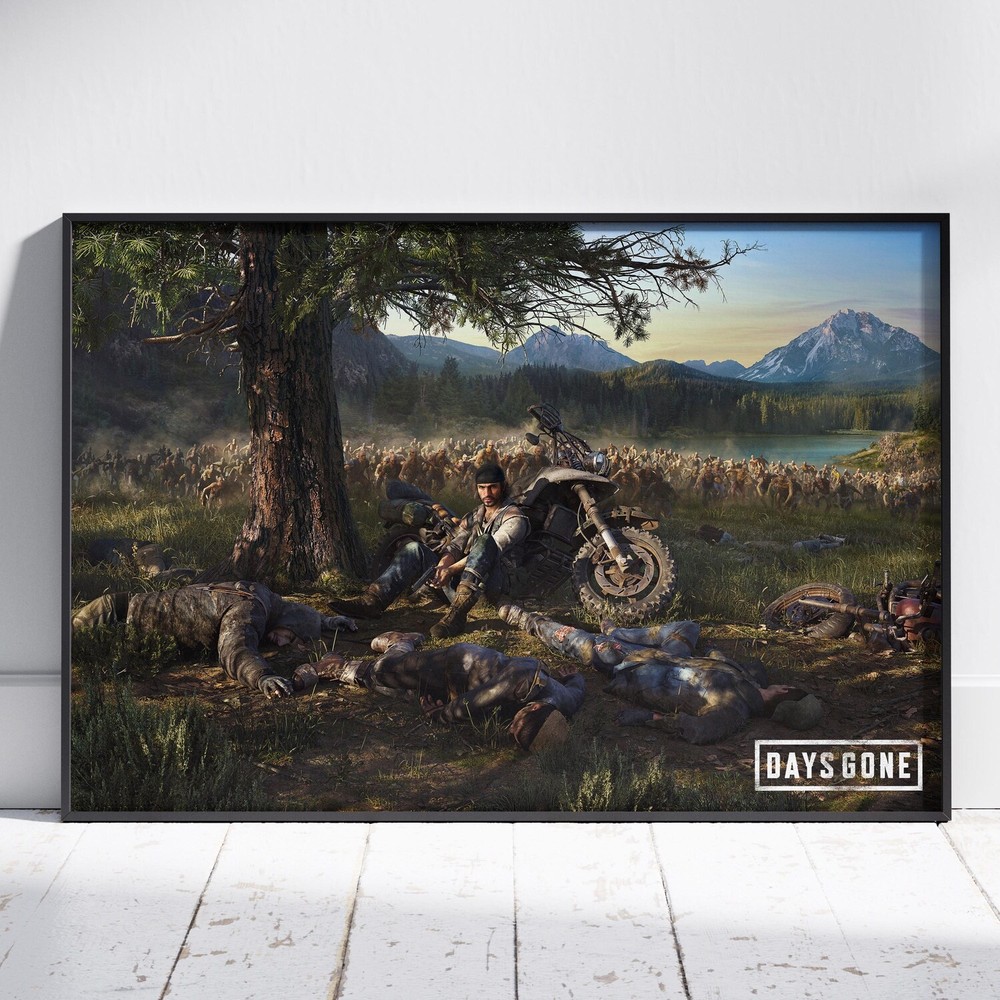 Days Gone Poster | Deacon St. John Video Game Wall Art Print Gamer Gift #1