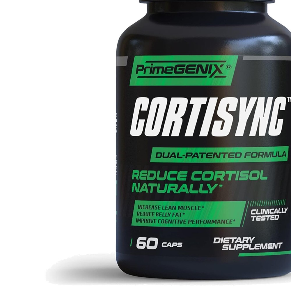 Natural Cortisol Management Supplement - CortiSync Capsules with Lemon Flavor