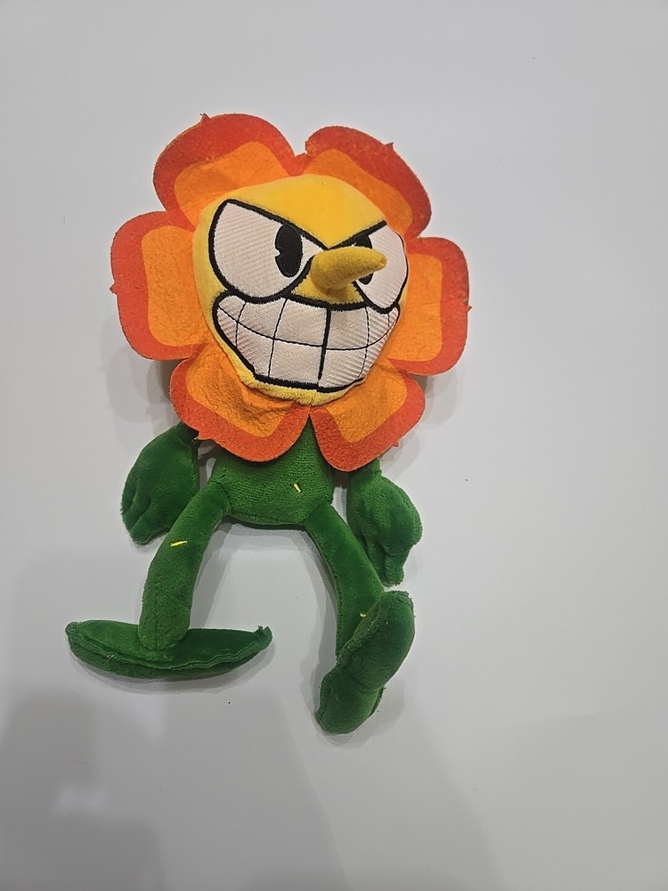 Funko  Cuphead Series 2 Cagney Carnation Stuffed Plush Figure