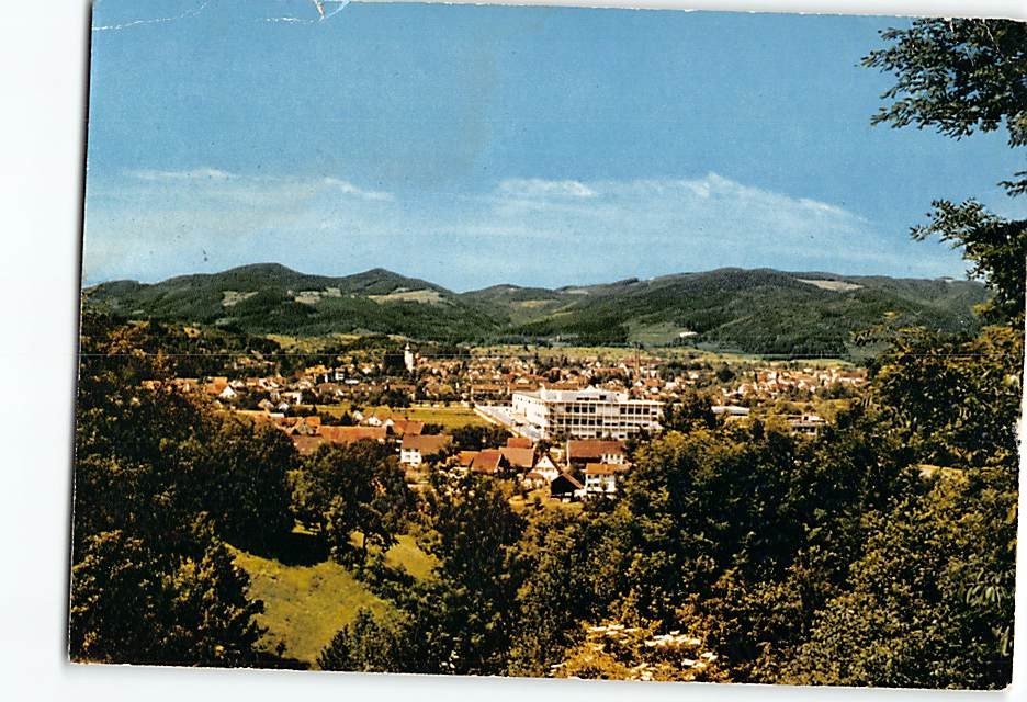 Postcard Aerial View Wehr Baden-Württemberg Germany