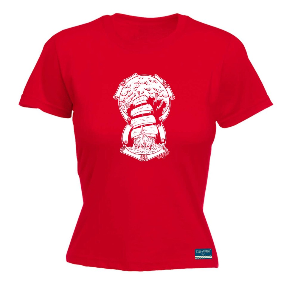 Sailing Ob Ship Through The Storm - Womens T Shirt Funny T-Shirt Gift Novelty