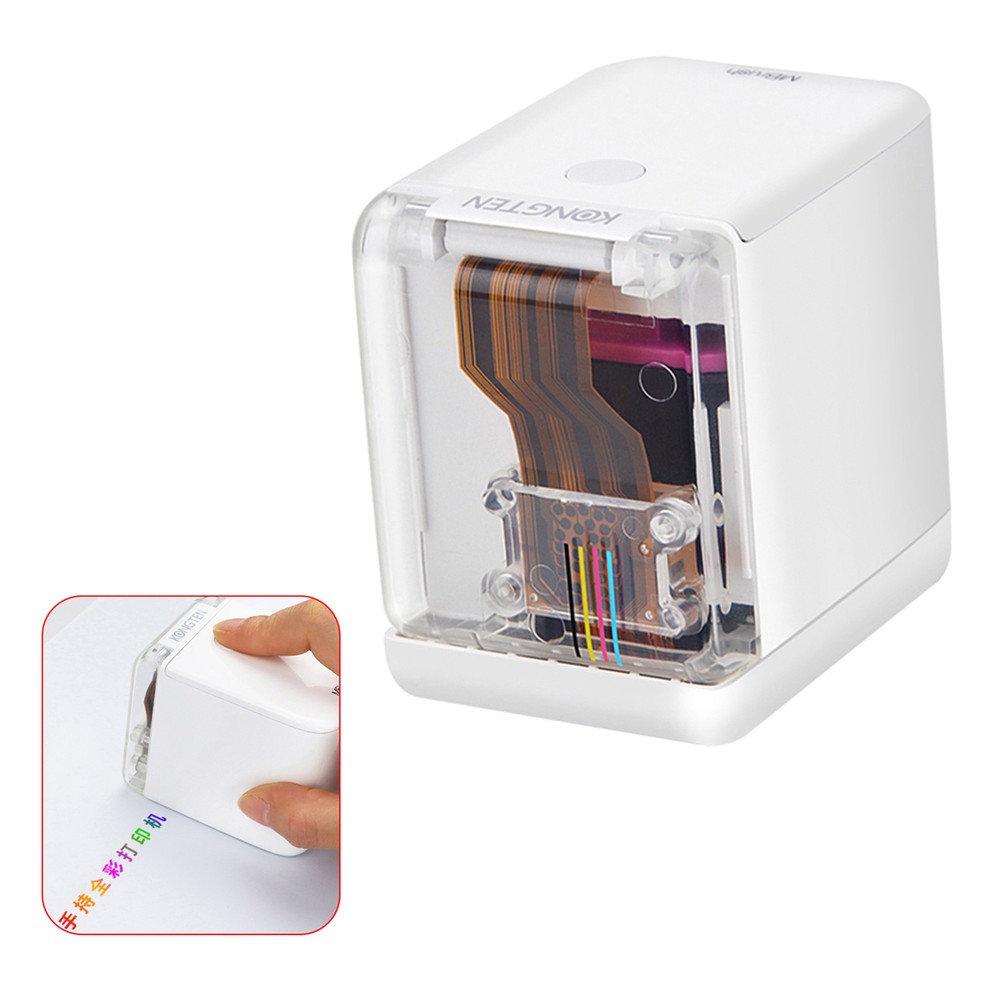 Portable Handheld Inkjet Color Barcode Printer with Included Ink