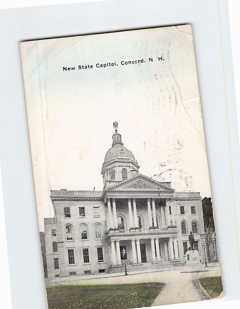 Postcard State Capitol Concord NH USA