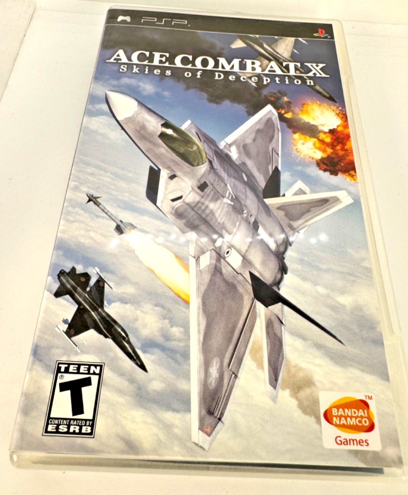 Ace Combat X Skies of Deception for Sony PSP Directions Officially Licensed-image