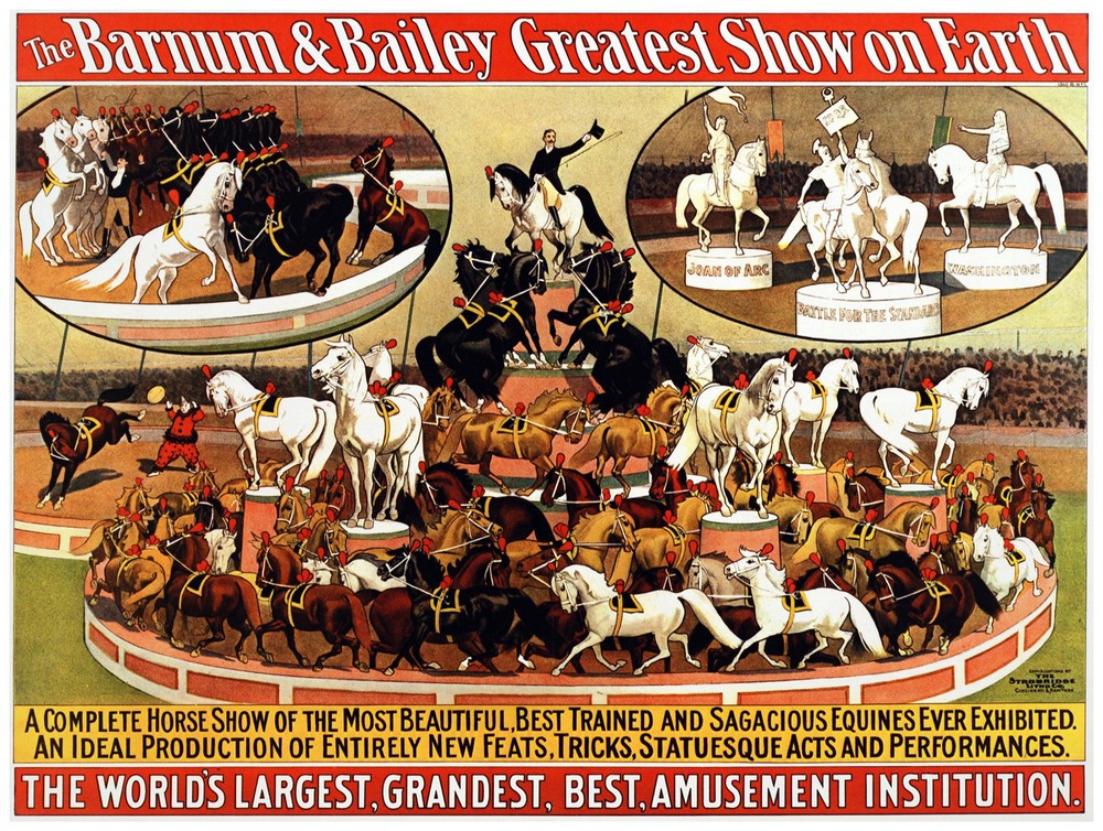 Decor Poster. Fine Graphic Art. World's Amusement Institution. Wall Design 1386