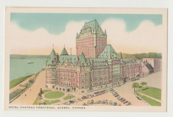 Canada, Quebec, Hotel Chateau Frontenac, Owned by Canadian Pacific Railway.