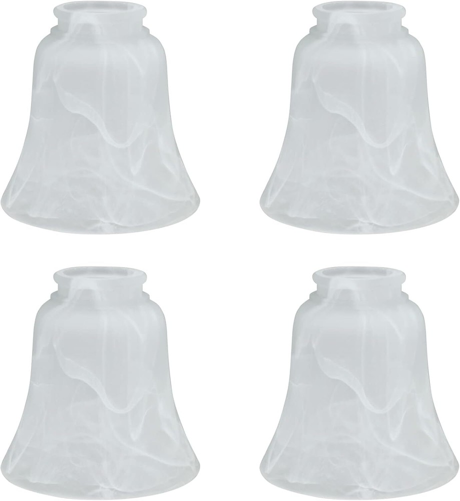 Aspen Creative 23030-4 Transitional Alabaster Bell Shape Ceiling