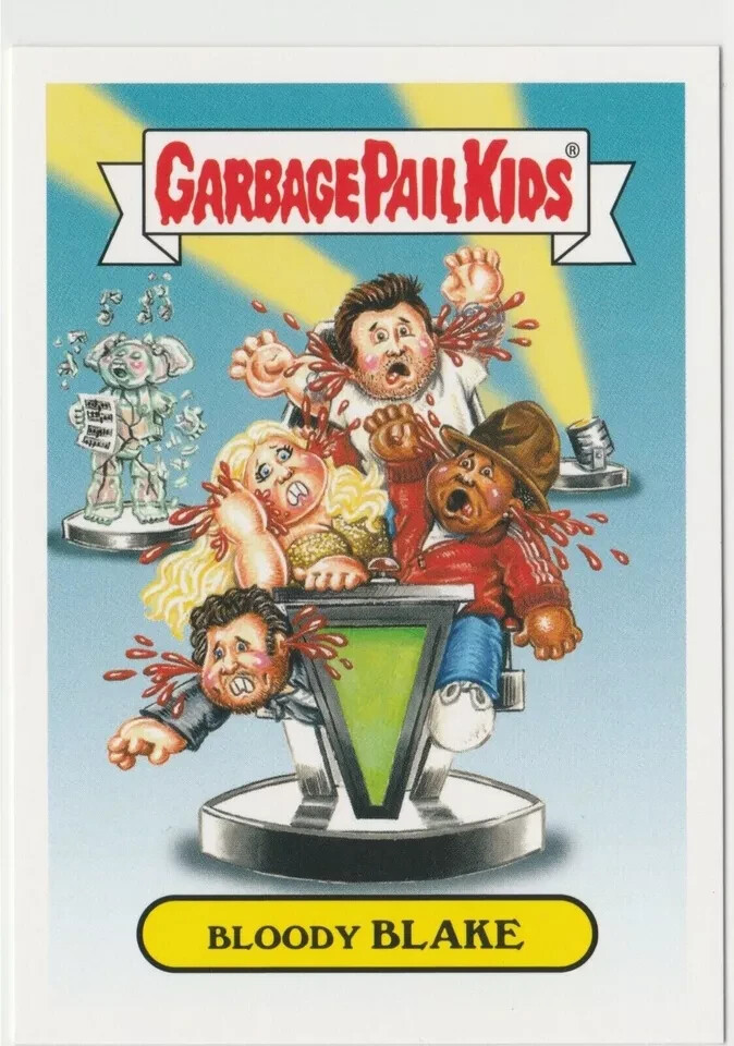 Bloody Blake Garbage Pail Kids GPK 2016 Prime Slime Trashy TV Series Card #2b