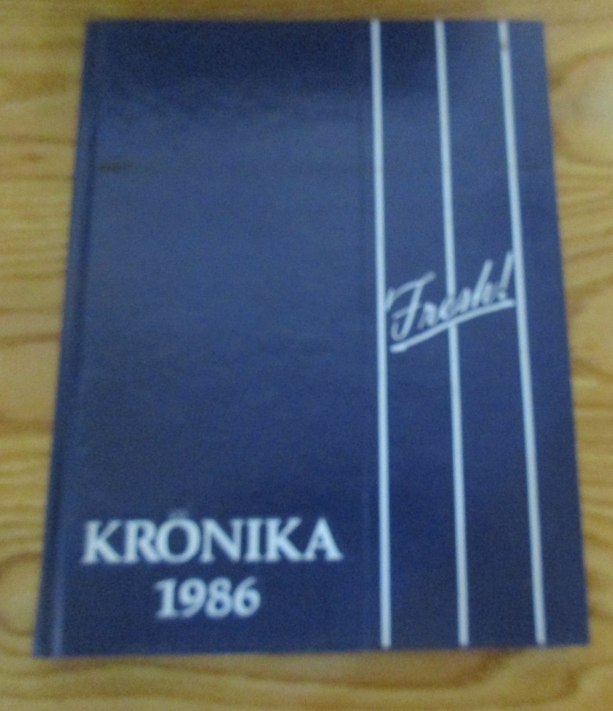 1986 Kronika Christiana High School Newark Delaware Yearbook