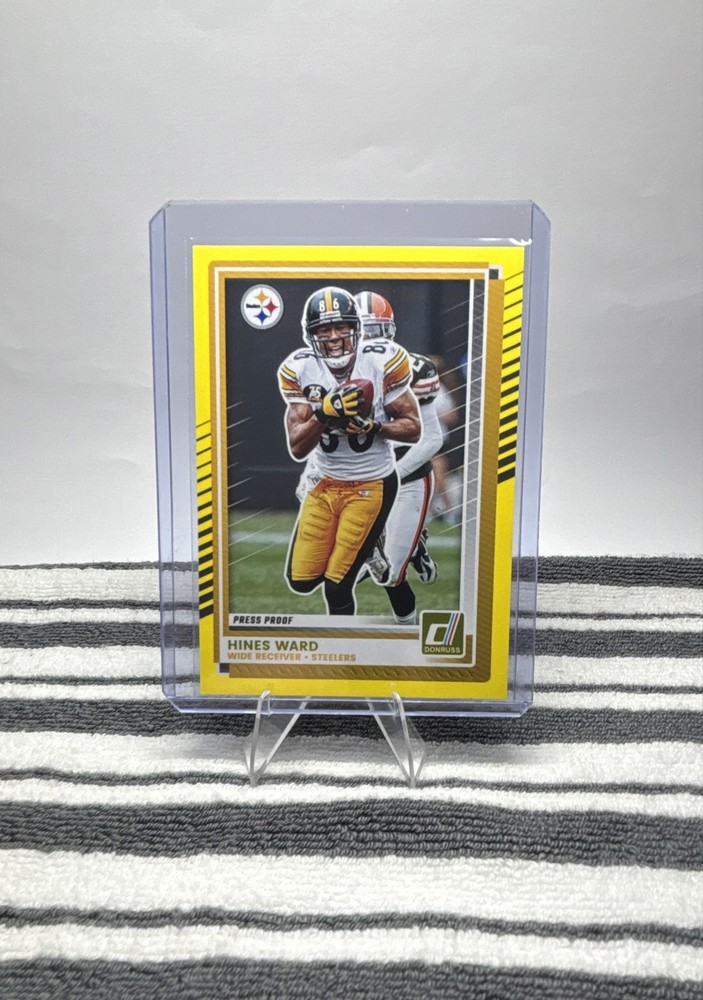 2025 Panini Donruss - Hines Ward #12 Press Proof Yellow