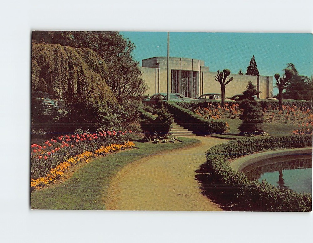 Postcard Volunteer Park Gardens and Seattle Art Museum Washington USA