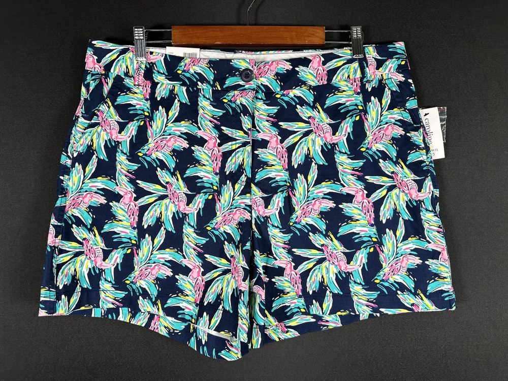 Crown & Ivy Caroline 5” Inseam Short Classic Fit Women Size 16 Brand New W/Tags