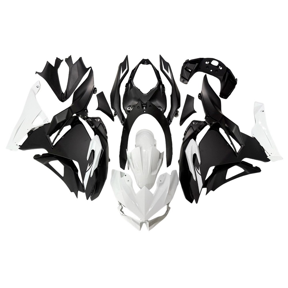 White Black Fairing Kit For Kawasaki Ninja 500 2024 2025 EX500 Plastic Bodywork
