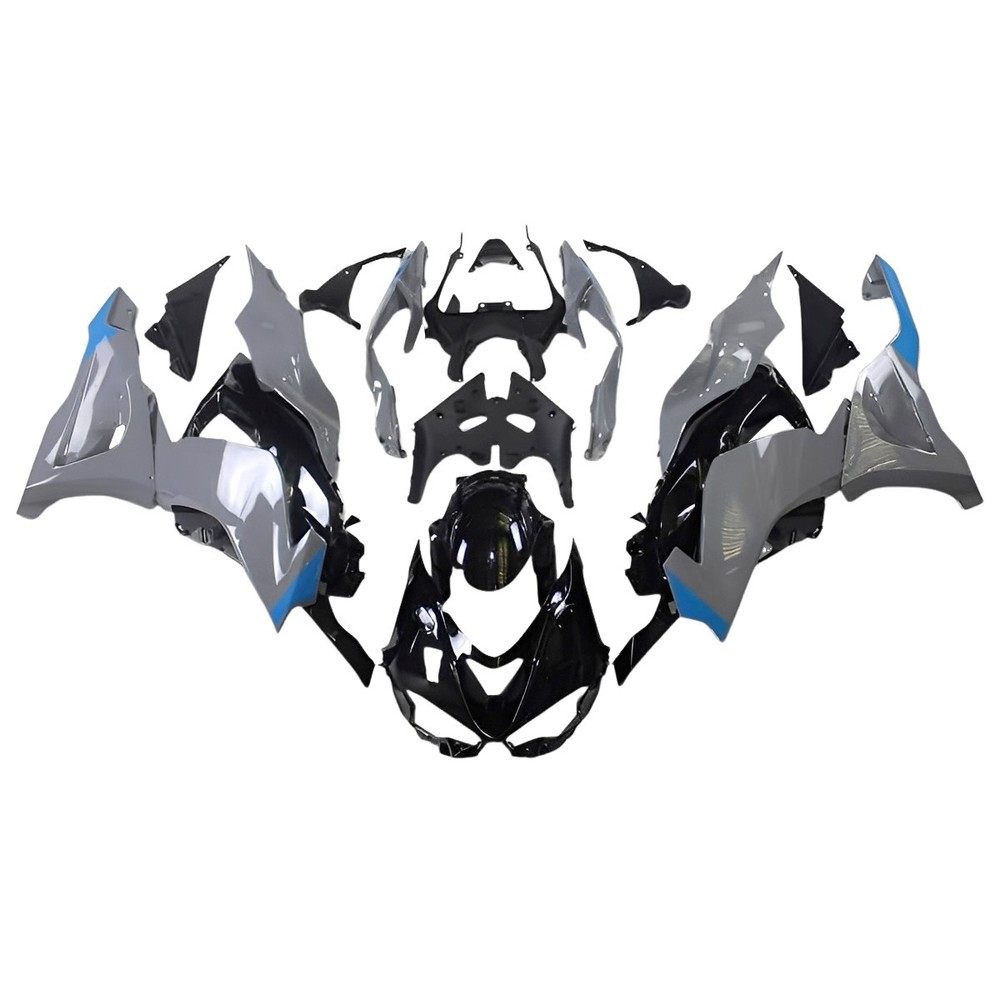 Gray Black Fairing Kit For 2024 2025 Kawasaki Ninja ZX6R 636 Injection Bodywork