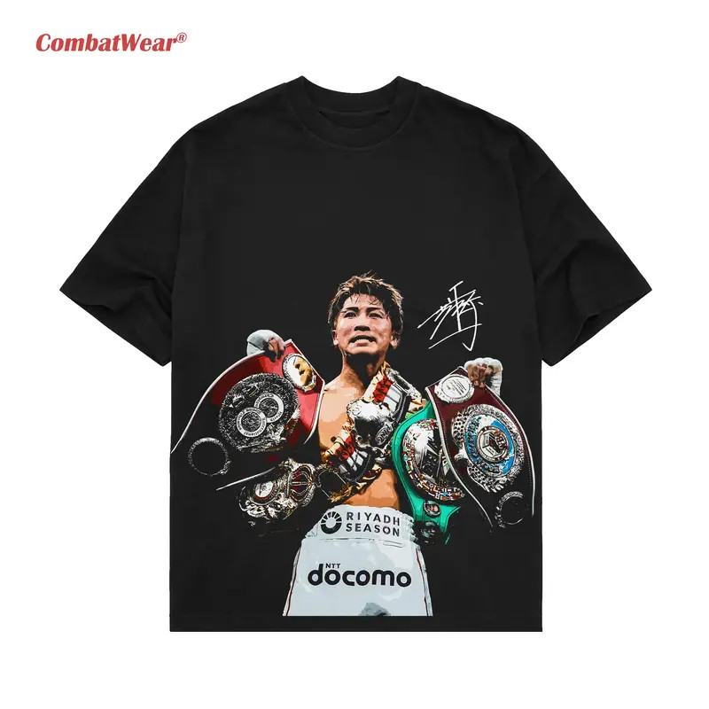 COMBATWEAR Boxing Fighters Naoya Inoue , Graphic Boxing Champion T-Shirt