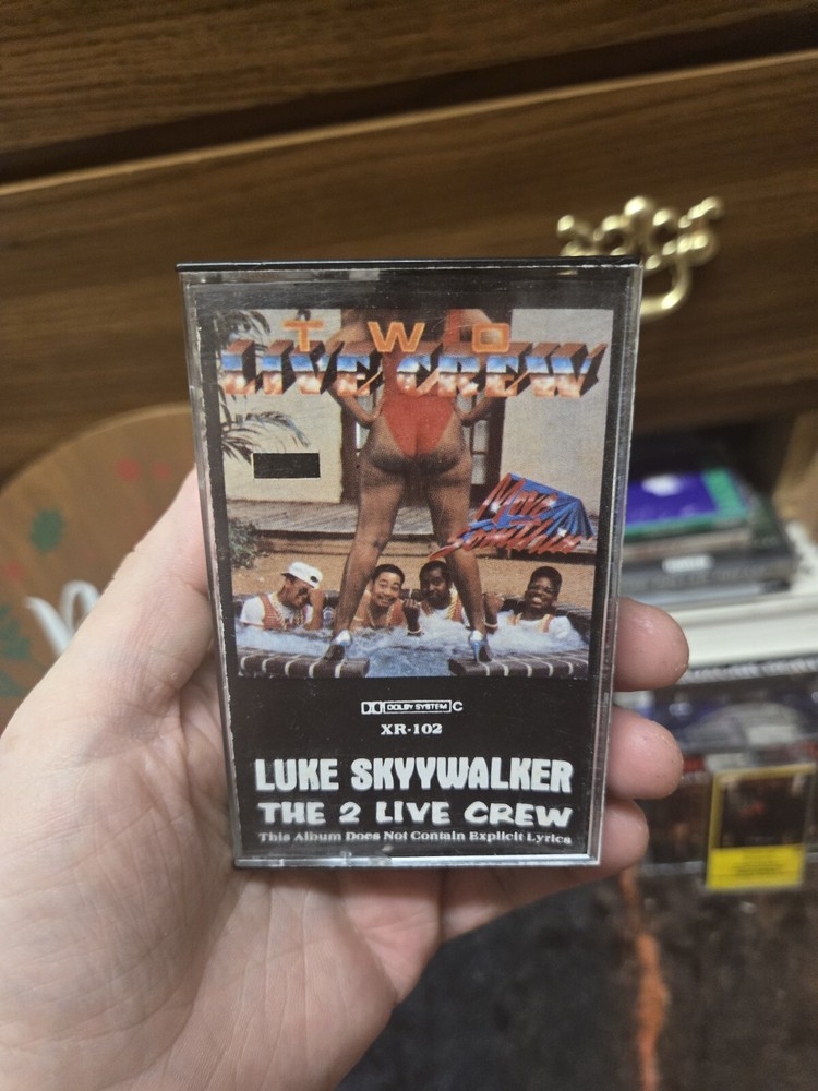 Luke Skyywalker 2 Two Live Crew Cassette Tape  Skyywalker Records 1988 Rare