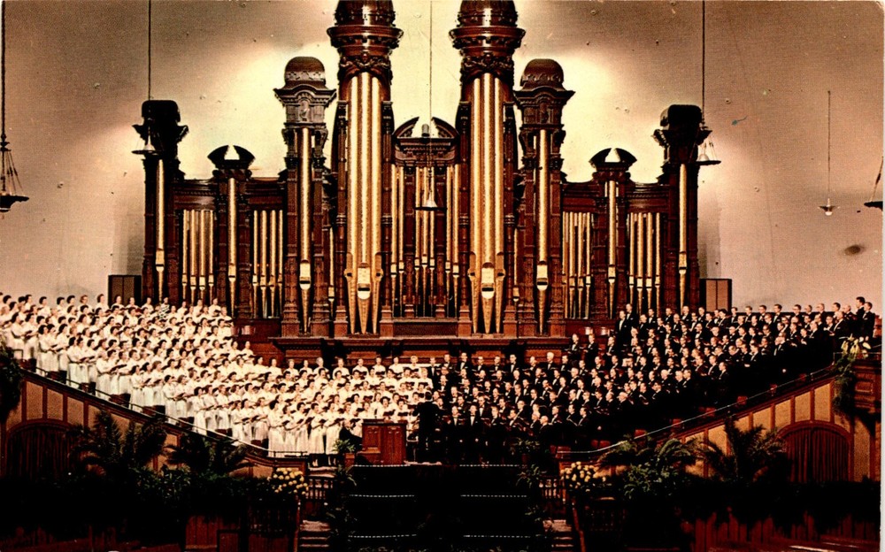 Bonneville News Co., Salt Lake City, World-famous Choir, Organ, Mormon Postcard