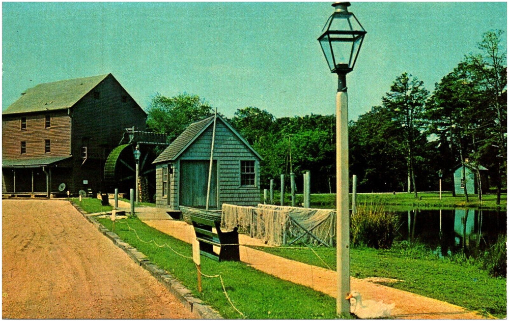 The Clam Shack & Village Grist Mill Historic Smithville Inn Absecon NJ Postcard