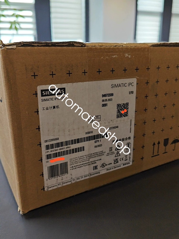 1pcs new SIEMENS IPC227E Industrial Computer 6ES7647-8BB51-0RA1 via FedEx or DHL